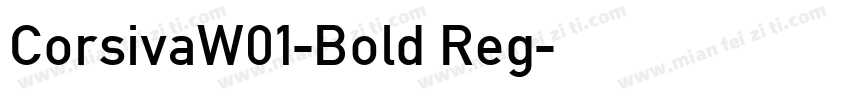 CorsivaW01-Bold Reg字体转换